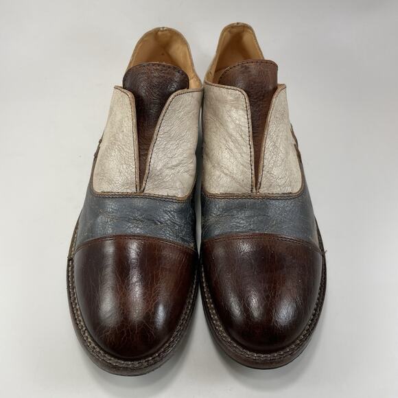 Bed Stu Cobbler Series Cap Toe Oxford Shoes Mens Size 11 Multi Color Slip On main image 4